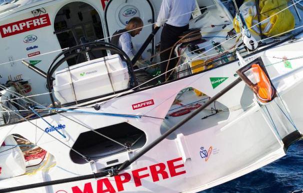 El 'Mapfre' recorta millas al líder; el 'Renault ZE' ya está en el Atlántico