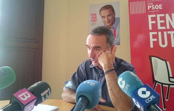 Juan Pere Pons: "Armengol no es una voz crítica en el PSOE. Hay muchas personas que comparten su visión"