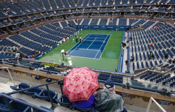 La lluvia en Nueva York impide la celebración de la final entre Rafa Nadal y Novak Djokovic