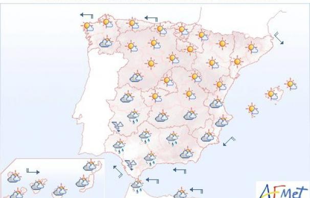 Temperaturas diurnas en ligero ascenso en toda España
