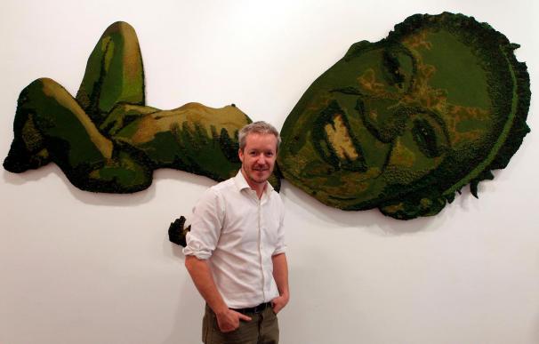 Frank Plant exhibe sus "hierroglíficos", esculturas críticas con la sociedad