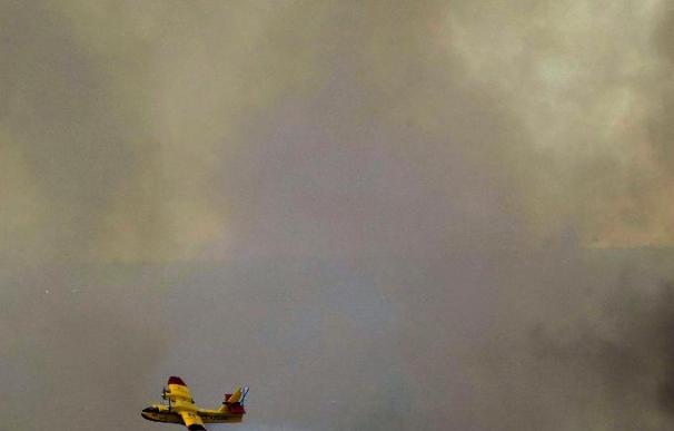 Los incendios de Vall d'Albaida están sin llamas pero siguen activos otros tres