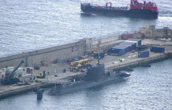 La Marina británica desarma el submarino nuclear accidentado en Gibraltar