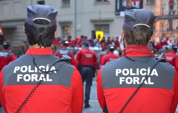 Policía Foral detiene a cuatro personas en el primer día de los Sanfermines