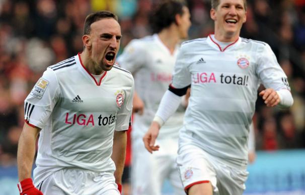 Ribery mantiene el Bayern en la lucha por el tercer lugar