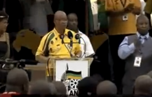 El falso intérprete del funeral de Mandela ya había aparecido en un mitin del presidente sudafricano