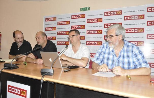 CC.OO. prepara una demanda contra el Gobierno de Aragón por vulnerar derechos sindicales en la negociación colectiva