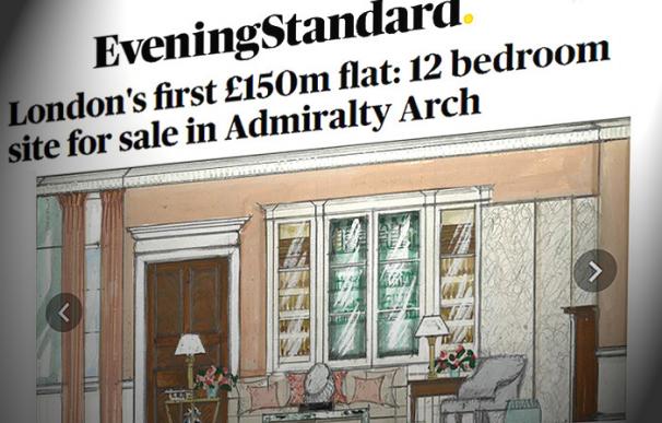 Se pone a la venta el piso más caro de Londres: 180 millones d euros