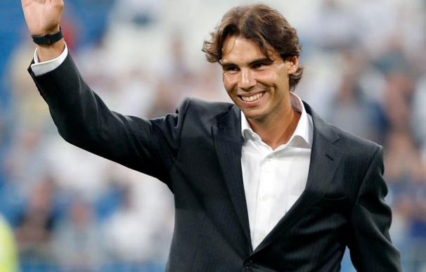 El Bernabéu homenajea a Rafael Nadal