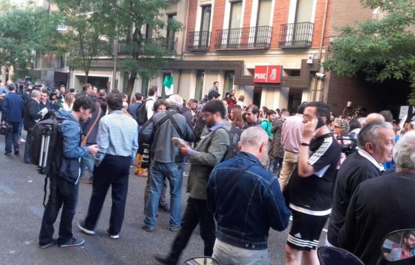 Así está la sede del PSOE en Madrid