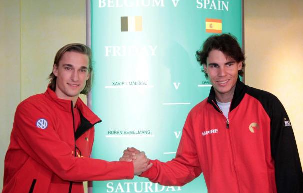David Ferrer y Xavier Malisse abren la confrontación de la Copa Davis entre España y Bélgica