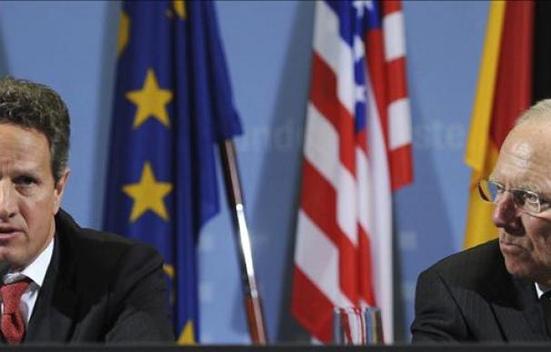 Schäuble y Geithner piden aunar esfuerzos para estabilizar la economía europea