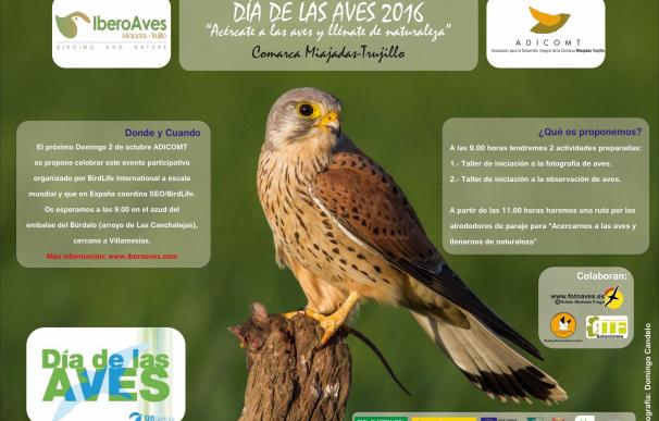 El Grupo de Acción Local de Miajadas-Trujillo celebra talleres de observación y fotografía por el Día de las Aves