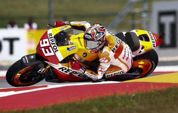 Márquez logra su primera 'pole' en MotoGP
