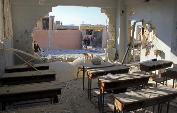 Mueren 22 niños en el ataque más mortífero contra una escuela desde que empezó la guerra en Siria