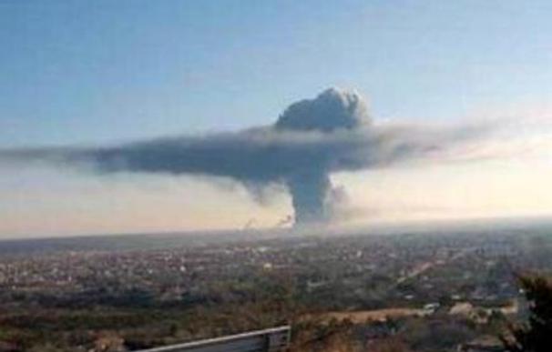 Fotografía que algunos internautas atribuían a la explosión en Texas pero que fue tomada en 2008