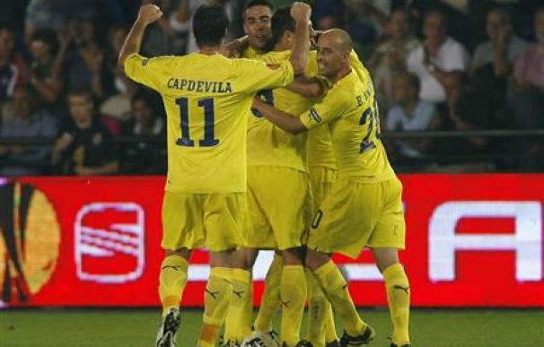 Villarreal y Sevilla ganan en la Liga Europa