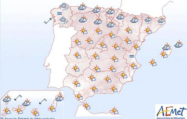 Mañana, viento fuerte en la costa gallega y nuboso en el resto peninsular