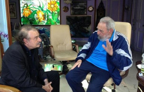 Fidel Castro recibió a Ignacio Ramonet en su casa de La Habana