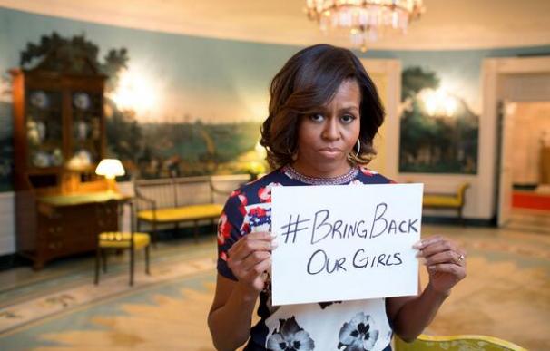 Michelle Obama pide la liberación de las niñas secuestradas por Boko Haram