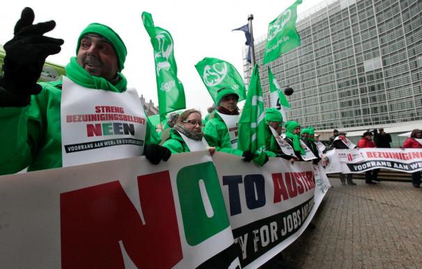 Los sindicatos europeos protestarán contra la austeridad económica ante los ministros de la UE