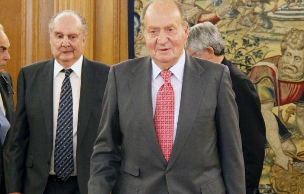 El Rey Don Juan Carlos coincide en una audiencia con su cuñado, Carlos Zurita