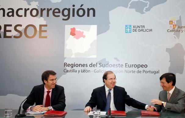Castilla y León, Galicia y Norte de Portugal buscan estar en el "centro Europa desde el córner"