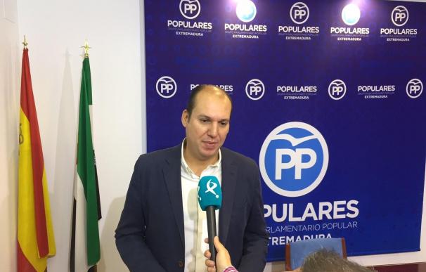 El PP muestra su "preocupación" por el aumento de la deuda de Extremadura de 1,7 millones al día