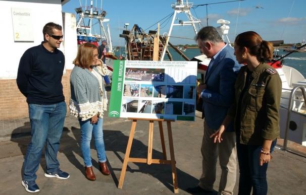 La Junta finaliza las obras de rehabilitación en las defensas del muelle pesquero de Punta Umbría