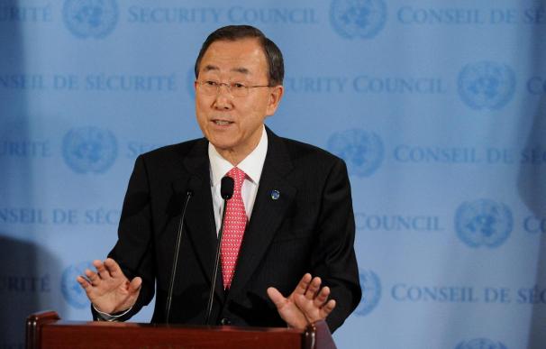 Ban Ki-Moon dice que la ONU asistirá a Libia en su proceso de transición democrática
