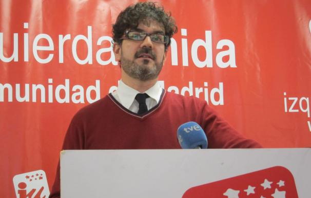 Sánchez (IU) afirma que la reforma electoral que propone el PP es "un golpe institucional sin precedentes"