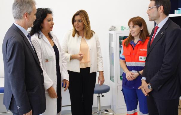Susana Díaz visita el nuevo centro de salud de Íllora, que presta servicio a 10.500 personas