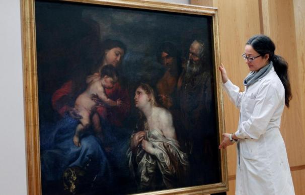Matías Díaz Padrón autentifica una pintura de Van Dyck catalogada como copia