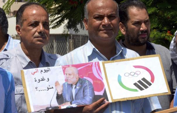 El pueblo libio pidió la liberación de su presidente olímpico