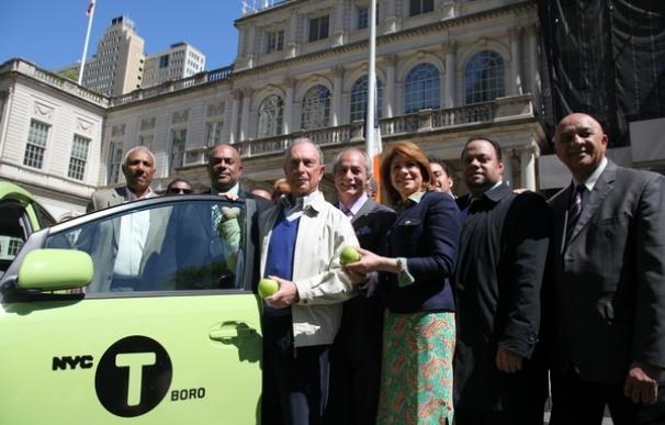 Nueva York tendrá también taxis verde manzana