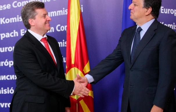 Barroso insta a Macedonia a resolver los problemas con Grecia para entrar en la Unión Europea