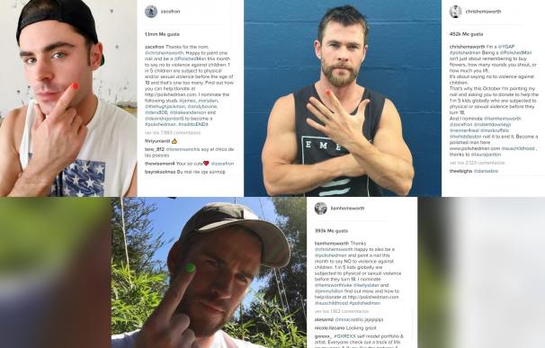 ¿Por qué Zac Efron, Liam Hemsworth y Chris Hemsworth se han pintado las uñas?