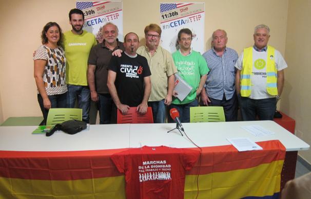 Marchas de la Dignidad animan a protestar este sábado en Murcia contra el TTIP, el CETA y el TISA