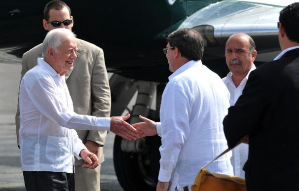 Carter inicia una visita privada de tres día a Cuba y se reunirá con Raúl Castro