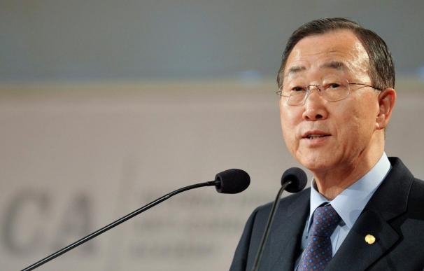 Ban ki-moon se entrevista con Peres en vísperas de la reunión del Cuarteto