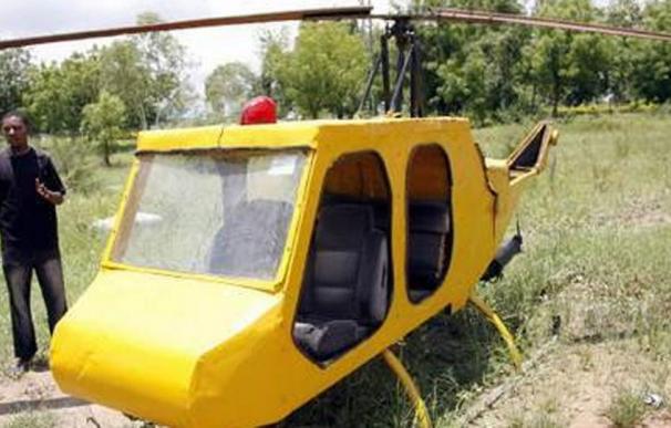 El helicóptero de Mubarak Muhammed Abdullahi.