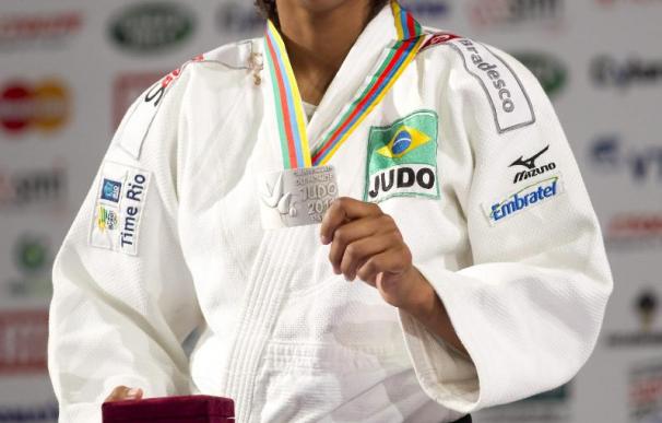 La judoka brasileña Rafaela Silva