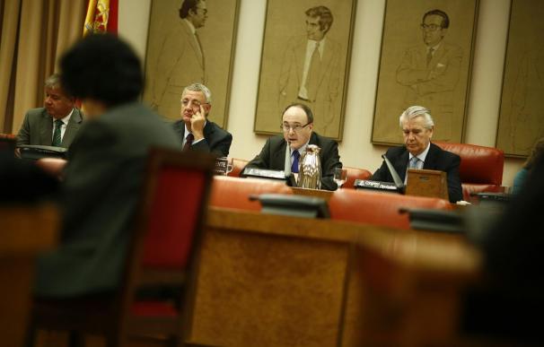 El gobernador del Banco de España, Luis María Linde, en una reciente comparecencia parlamentaria.