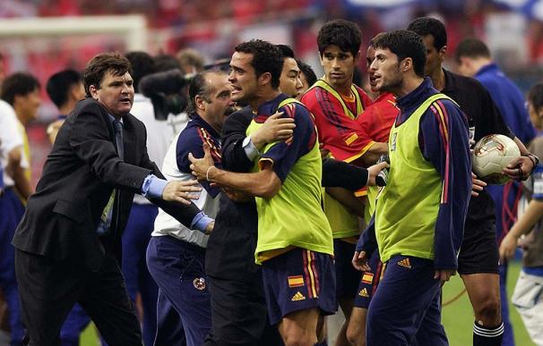 España cae eliminada ante Corea del Sur en los penaltis del Mundial 2002