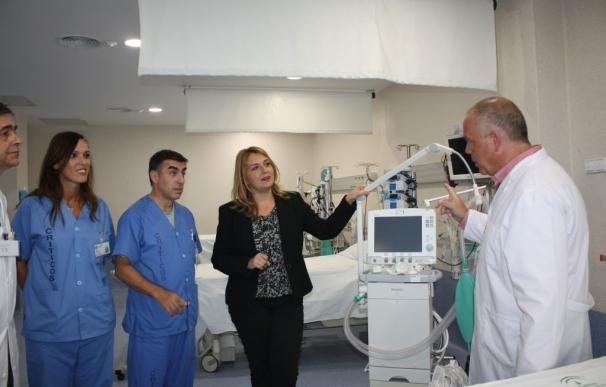 Los hospitales públicos de Málaga concluyen las obras de mejora de las unidades de cuidados críticos