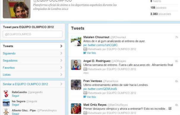 El Twitter del Equipo Olímpico Español