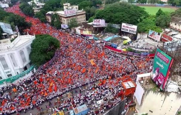 Millones de 'marathas' llevan semanas protagonizando una revolución silenciosa en la India