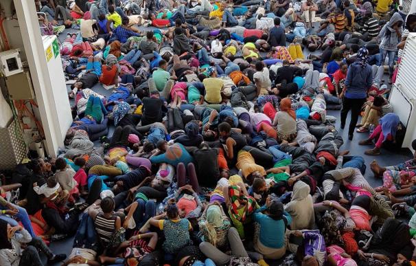 Más de 10.000 migrantes rescatados con vida en las últimas 48 en el Mediterráneo