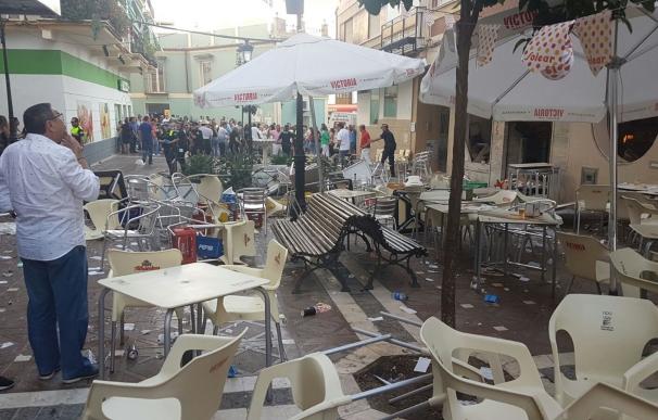 La explosión por escape de gas en el bar de Vélez se salda con 90 atendidos, cinco de ellos graves