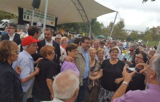 Fernández Vara participa en unas jornadas con motivo del Día de Extremadura en Cataluña